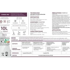 Peinture d'impression CÉCIL IP 55 Blanc