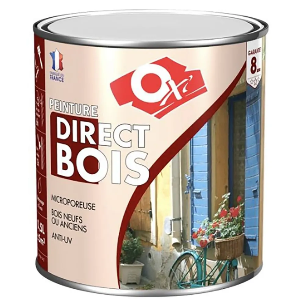 Peinture Direct Bois OXI Vert jardin
