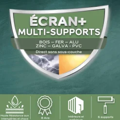 Peinture DULUX VALENTINE Ecran+ Multi-supports Noir