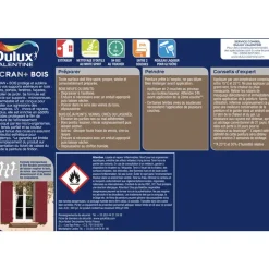 Peinture DULUX VALENTINE Ecran+ Bois Noir