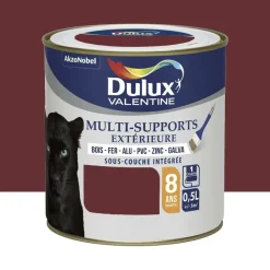Peinture Dulux Valentine multi-supports extérieure Rouge Basque