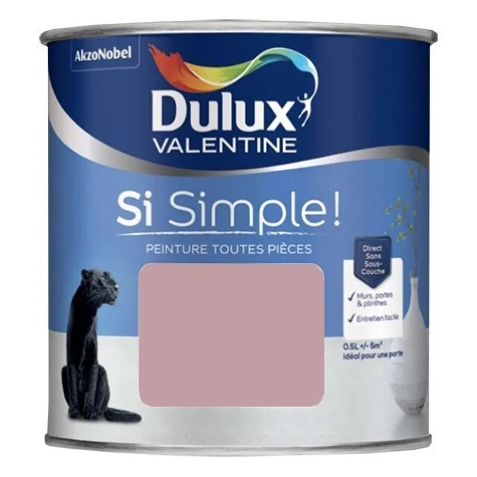 Peinture Dulux Valentine Si Simple! Le Rose intense