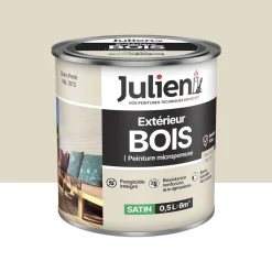 Peinture Extérieur Bois Microporeux Julien Blanc Perlé