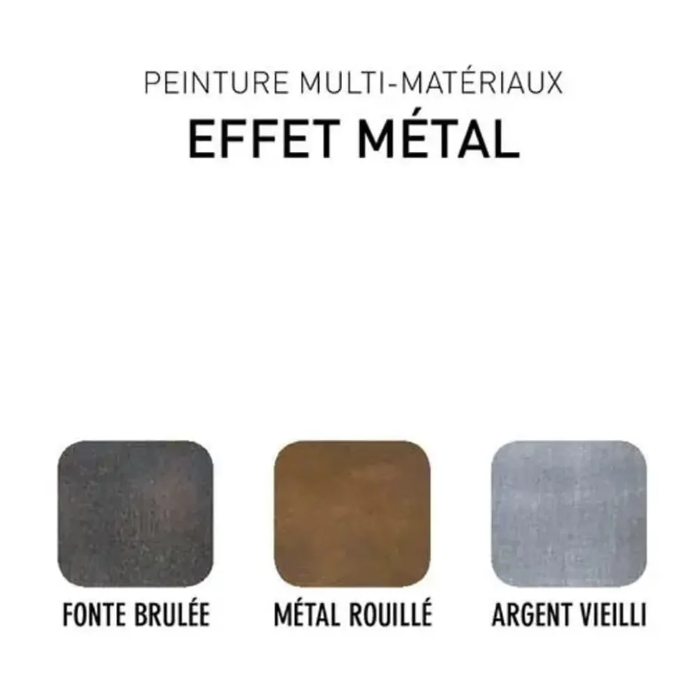 Peinture Extérieure Effet Métal Finition V33 Argent vieilli