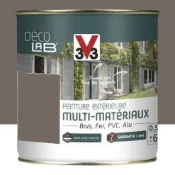 Peinture Extérieure Multi-Matériaux V33 Déco LAB Taupe Satin