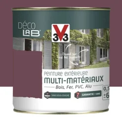 Peinture Extérieure Multi-Matériaux V33 Déco LAB Figue fraiche Satin