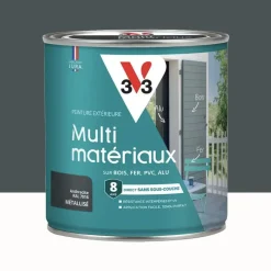 Peinture extérieure V33 Multi-matériaux Métallisé Anthracite