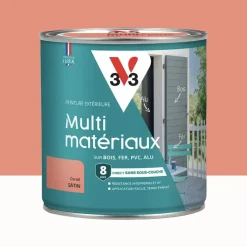 Peinture extérieure V33 Multi-matériaux Satin Corail