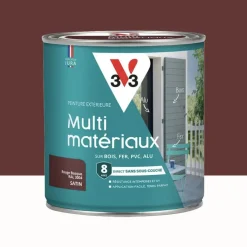 Peinture extérieure V33 Multi-matériaux Satin Rouge Basque