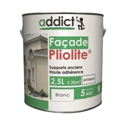 Peinture Façade Pliolite addict Blanc