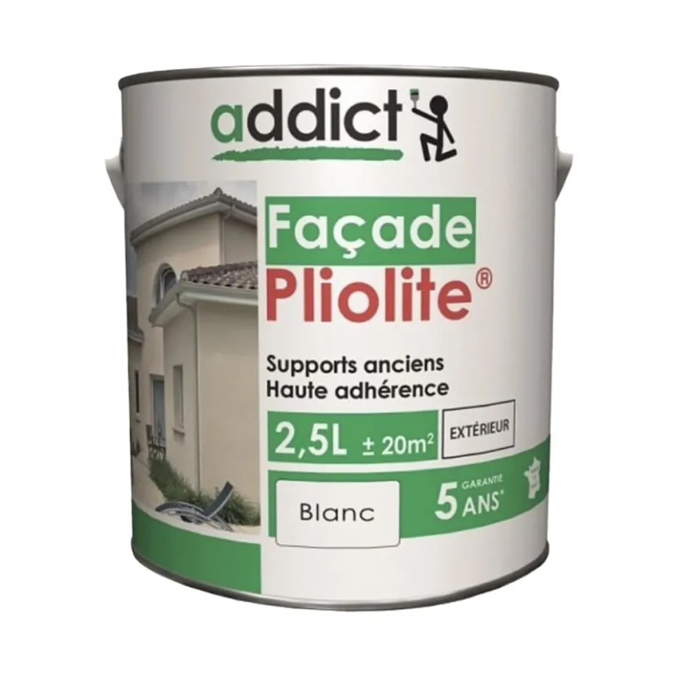 Peinture Façade Pliolite addict Blanc