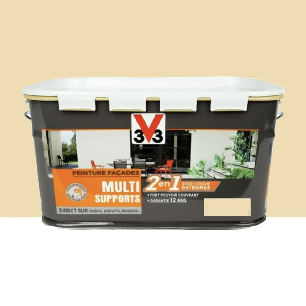 Peinture Façade V33 Multi-Supports Ton pierre