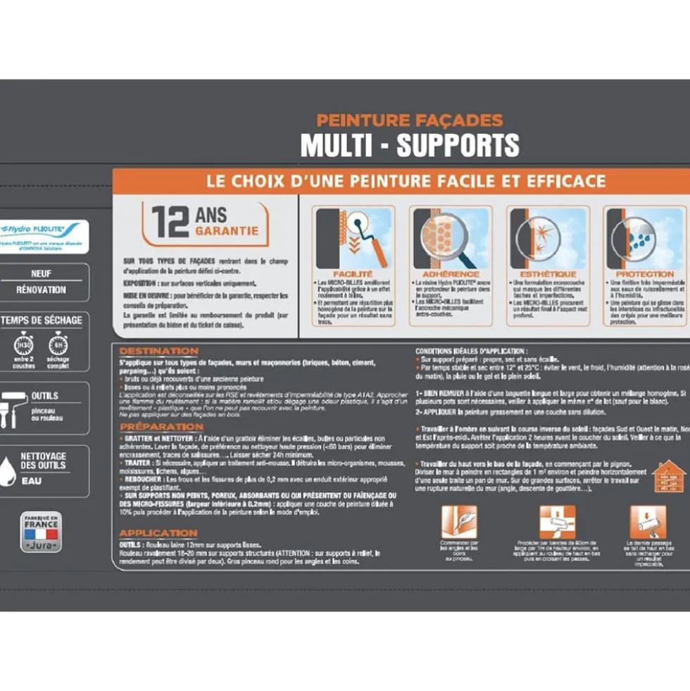 Peinture Façade V33 Multi-Supports Sable