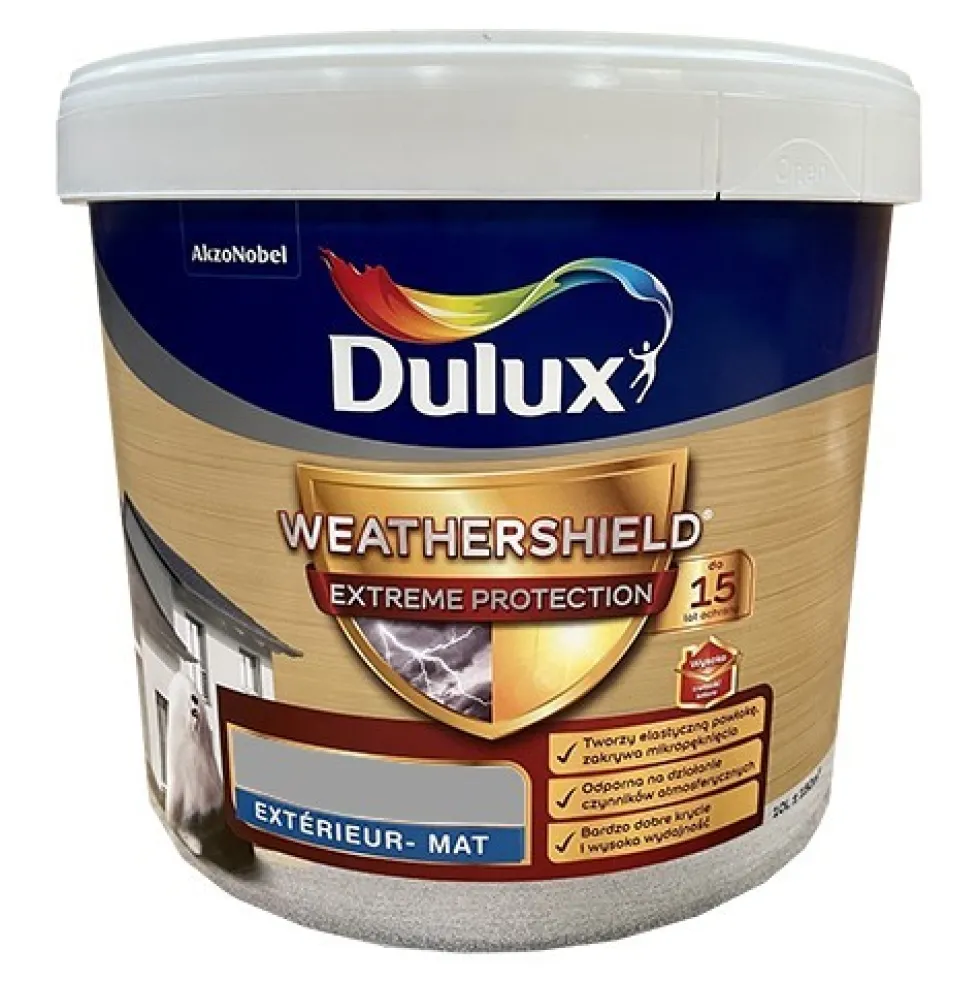 Peinture façade WEATHERSHIELD Extreme Protection DULUX Titanium