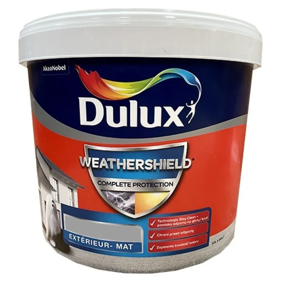 Peinture façade WEATHERSHIELD Complete Protection DULUX Titanium