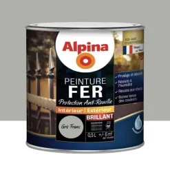 Peinture Fer ALPINA Gris franc