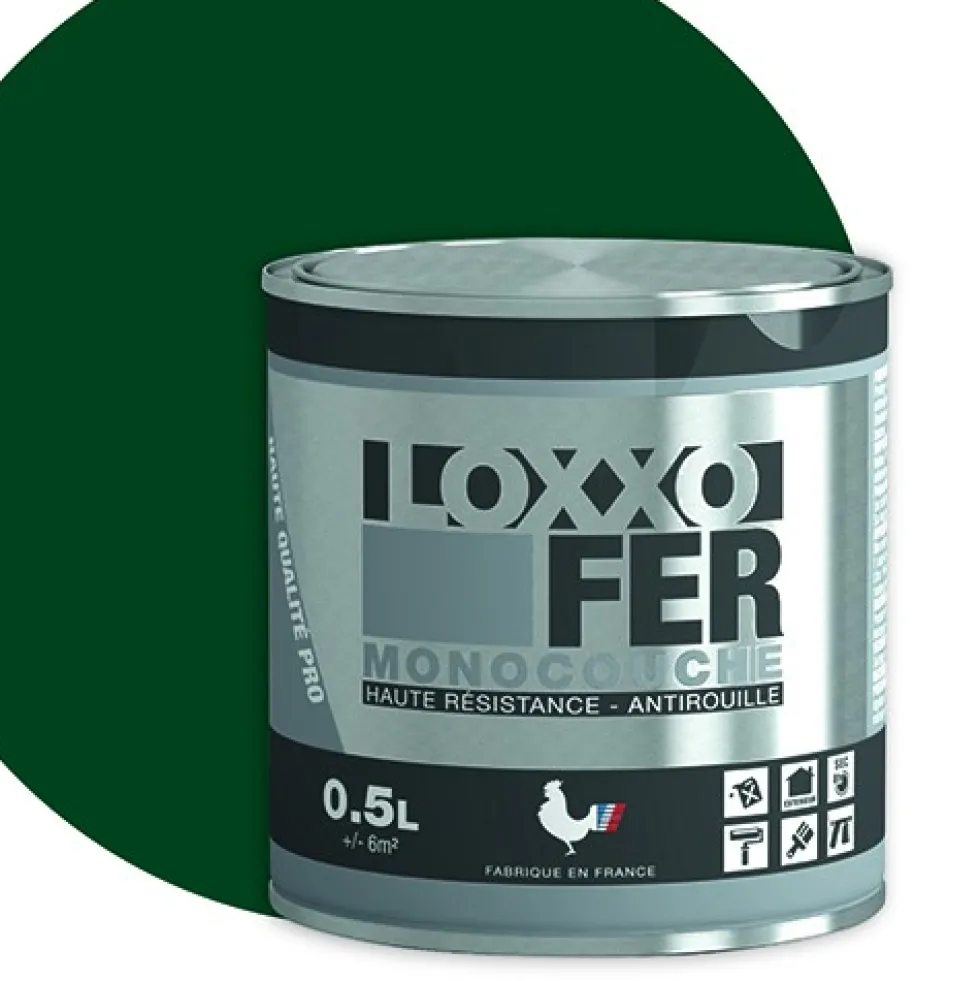 Peinture Fer Antirouille LOXXO Vert Basque