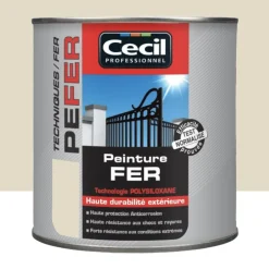Peinture Fer Cécil Professionnel PE FER Ivoire