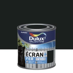 Peinture fer DULUX VALENTINE Ecran+ brillant Noir