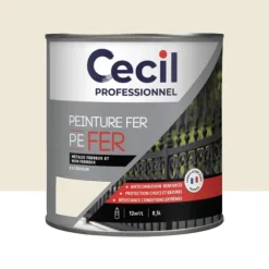 Peinture Fer Glycéro Cécil Professionnel PE FER Beige calcaire Brillant