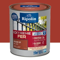 Peinture Fer RIPOLIN Extreme Fer Bi-Activ Rouge Vif