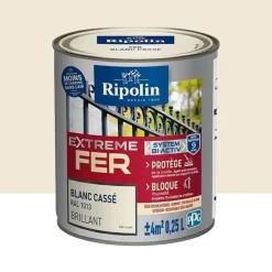 Peinture Fer RIPOLIN Extreme Fer Bi-Activ Blanc Cassé