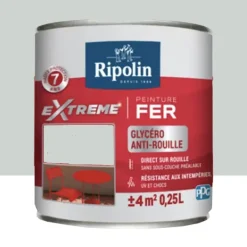 Peinture Fer RIPOLIN eXtrême Gris Clair (ral 7035)