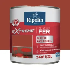 Peinture Fer RIPOLIN eXtrême Rouge Vif