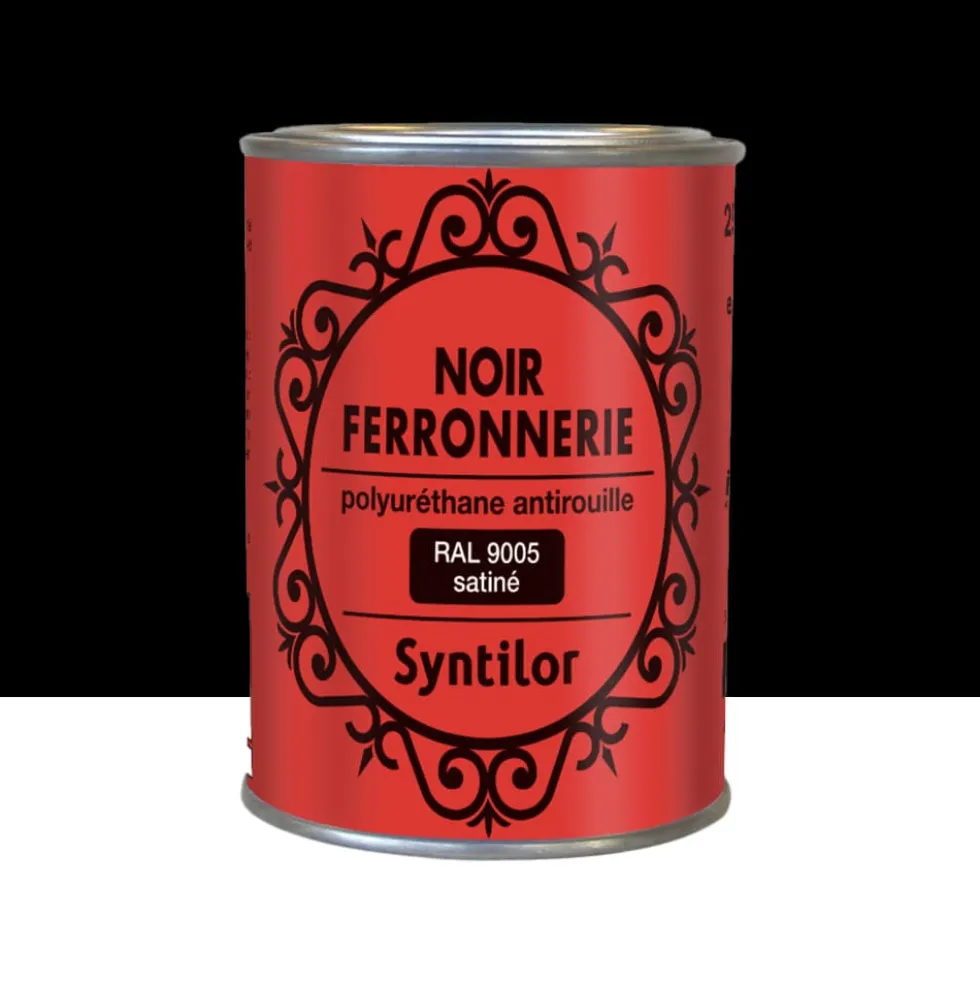 Peinture Ferronnerie SYNTILOR Satin Noir