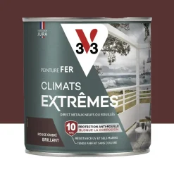 Peinture Fer V33 Climats Extrêmes Brillant Rouge ombré
