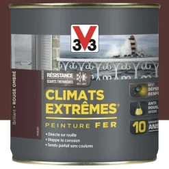 Peinture Fer V33 Climats Extrêmes Rouge ombré Mat