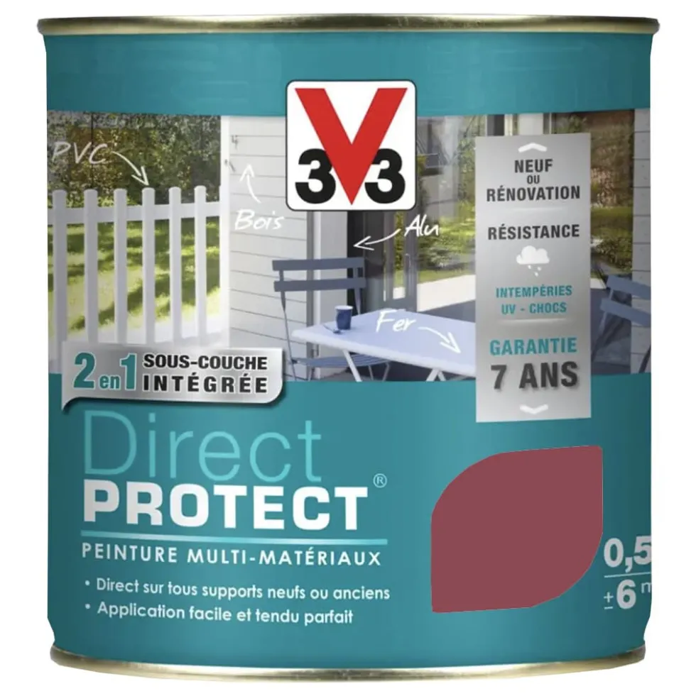 Peinture Glycéro Multi-matériaux V33 Direct Protect Hibiscus