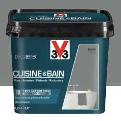 Peinture 100% imperméable Cuisine & bain V33 DécoLAB Roche
