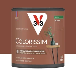 Peinture intérieure V33 Colorissim Satin Acajou