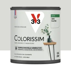 Peinture intérieure V33 Colorissim Satin Gris Platine