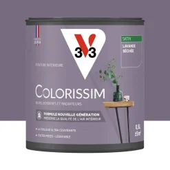 Peinture intérieure V33 Colorissim Satin Lavande séchée