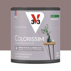 Peinture intérieure V33 Colorissim Satin Gris mauve