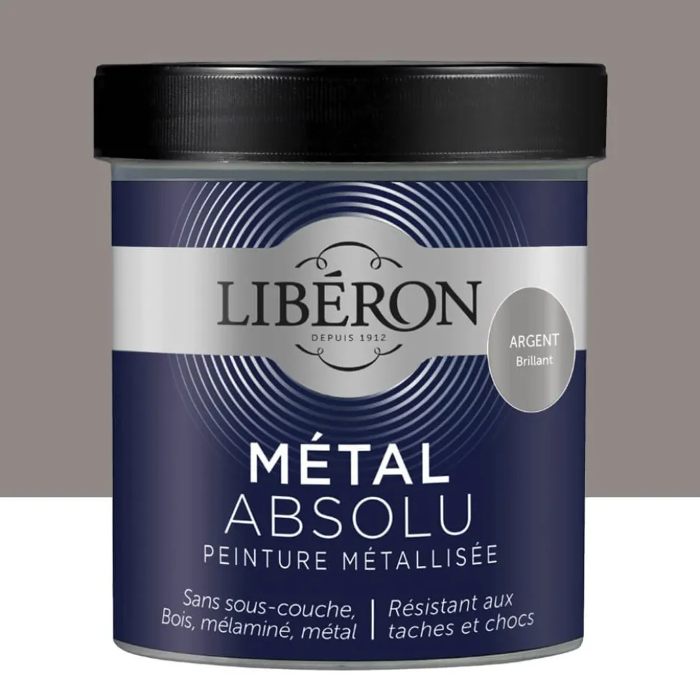 Peinture Libéron Métal Absolu Brillant Argent