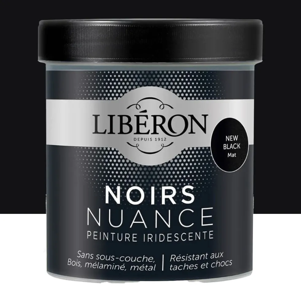 Peinture LIBÉRON Noirs Nuance New Black mat