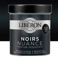 Peinture LIBÉRON Noirs Nuance Black Blue brillant