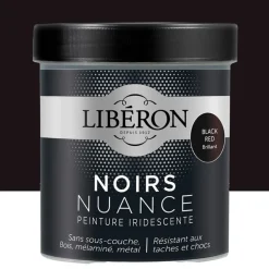 Peinture LIBÉRON Noirs Nuance Black Red brillant