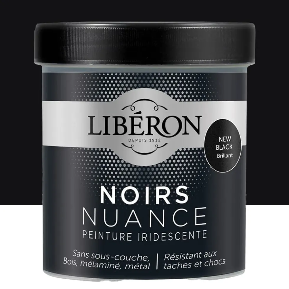 Peinture LIBÉRON Noirs Nuance New Black brillant
