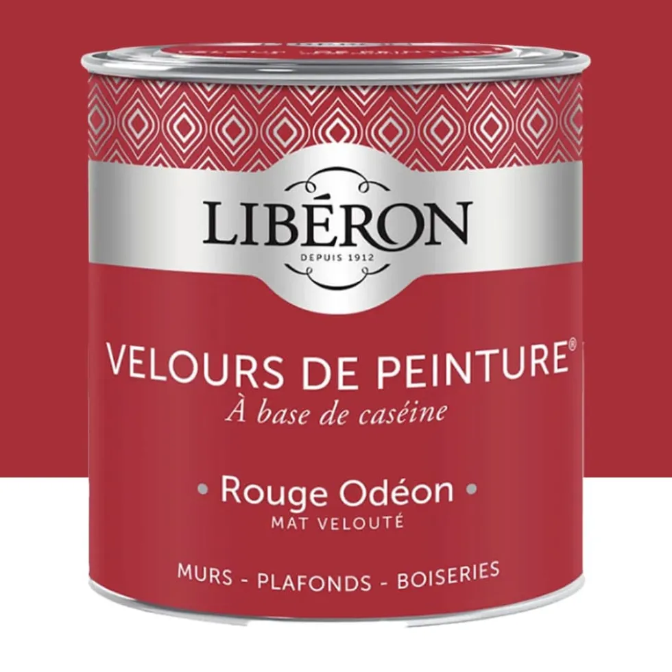 Peinture LIBÉRON Velours de Peinture Rouge Odéon