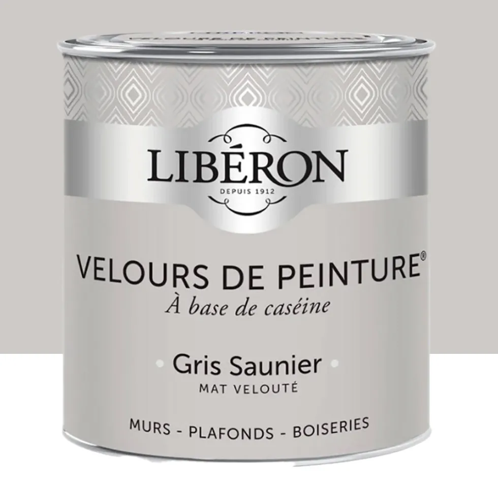 Peinture LIBÉRON Velours de Peinture Gris Saunier
