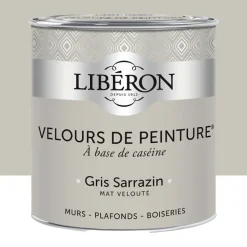 Peinture LIBÉRON Velours de Peinture Gris Sarrazin