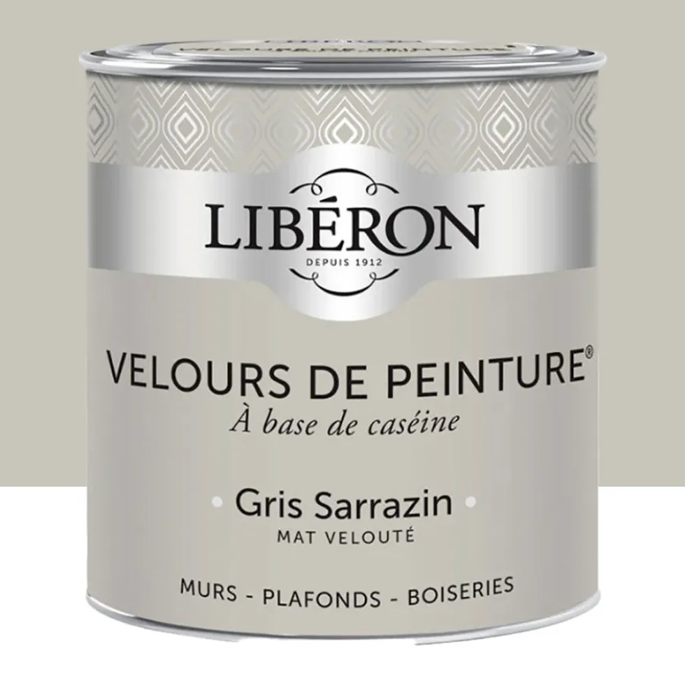 Peinture LIBÉRON Velours de Peinture Gris Sarrazin