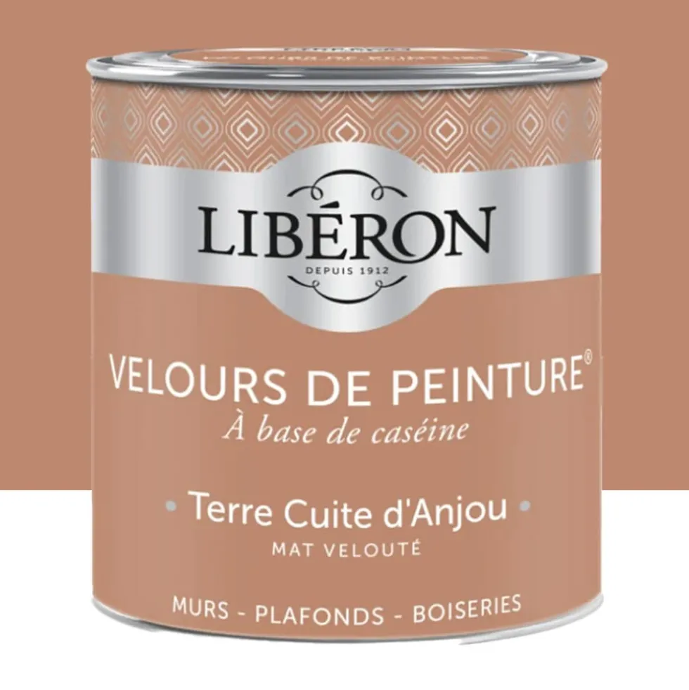 Peinture LIBÉRON Velours de Peinture Terre Cuite d'Anjou