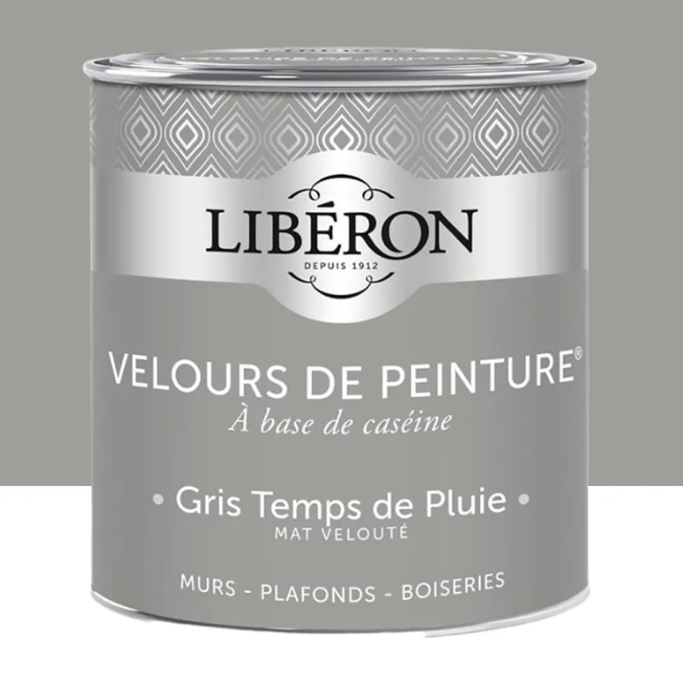 Peinture LIBÉRON Velours de Peinture Gris Temps de Pluie