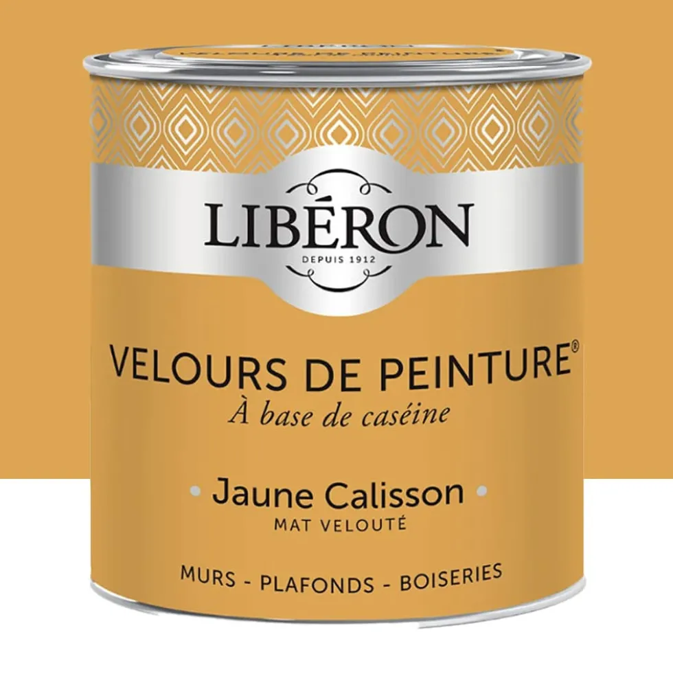 Peinture LIBÉRON Velours de Peinture Jaune Calisson