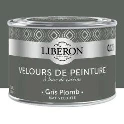 Peinture LIBÉRON Velours de Peinture Gris plomb